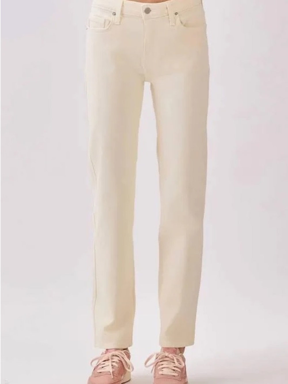 NWT L.T.J Siena Straight Leg Jeans in Ivory, Size 29 - Picture 1 of 5